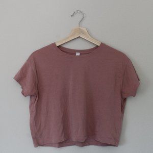 Blush Pink Lululemon Athletica Crop Top Size 2